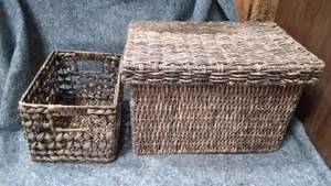 lot 558 image: Two Wicker Baskets