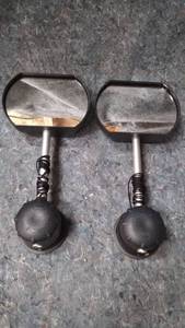 lot 574 image: Pair of Universal Suction Extender Mirrors for Vehicles