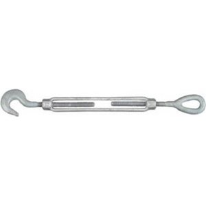 lot 602 image: National Hardware 3272BC 38 x 6 Galvanized HookEye Turnbuckle