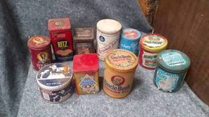 lot 619 image: Lot of Vintage Product Tins