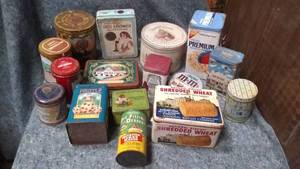 lot 620 image: Lot of Vintage Product Tins