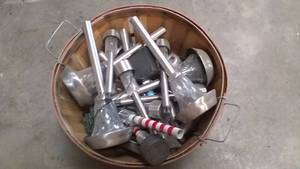 lot 645 image: Basket of Solar Lights
