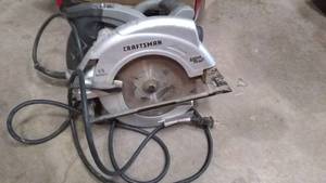 lot 651 image: Craftsman Laser Trac 13amp Saw