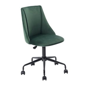 lot 2791 image: FurnitureR Multi-Colors Velvet Fit up Office Chair, Cian Green,1PC