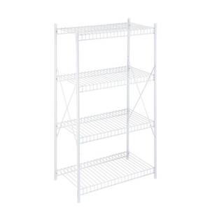 lot 2804 image: Honey Can Do 5-Shelf Steel Storage Shelving Unit, White
