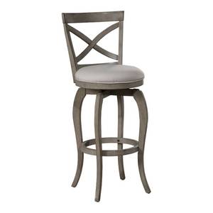 lot 2834 image: Ellendale Swivel Counter Height Stool Gray - Hillsdale Furniture