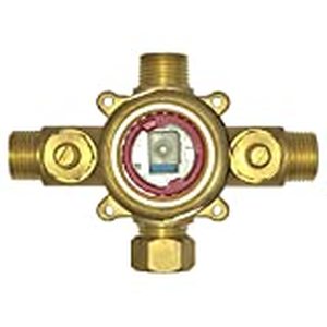 lot 2855 image: This is the complete set look at pictures 3001-RIV-PB Tru-Temp Spa Shower Rough-In Valve, Brass