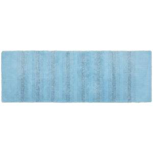 lot 2860 image: Garland Rug Essence Nylon Washable Bathroom Runner Basin Blue, 22x60