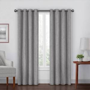 lot 2881 image: 84x50 Gemini Blackout Window Panel Gray - Eclipse