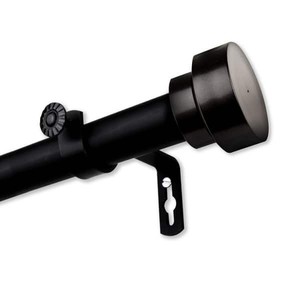 lot 2893 image: InStyleDesign Modern Orb Adjustable Curtain Rod
