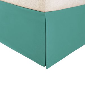 lot 2903 image: Impressions Maida Solid Microfiber Wrinkle-Resistant Bedskirt