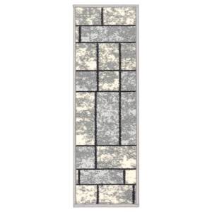 lot 2904 image: Ottomanson Ottohome Non-Slip Pet-Friendly Patterned Stair Treads - 8.5 X 26