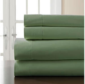 lot 2922 image: T400 Hemstitch Solid Sheet Set