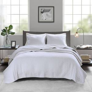lot 2955 image: Home Essence Mitchell 3 Piece Reversible Coverlet Set