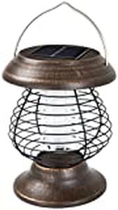 lot 2964 image: Wakeman Outdoors Solar Power UV Mosquito Killer Zapper LED Lantern