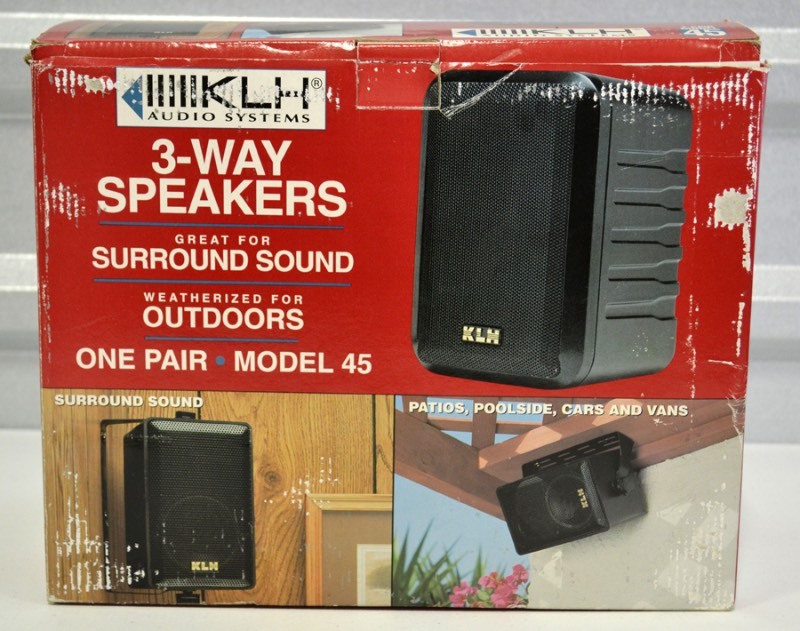 lot 2010 image: KLH 3-way Speakers