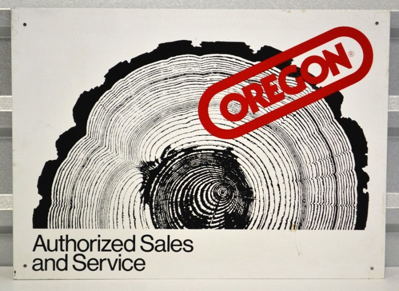 lot 2014 image: Oregon Metal Sign