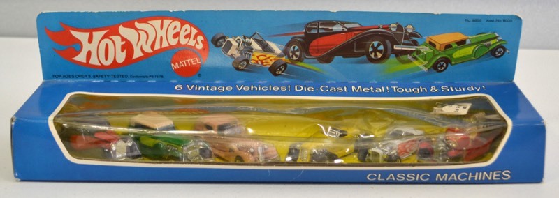 lot 2050 image: Hot Wheels Boxed Set of 6 vintage vehicles