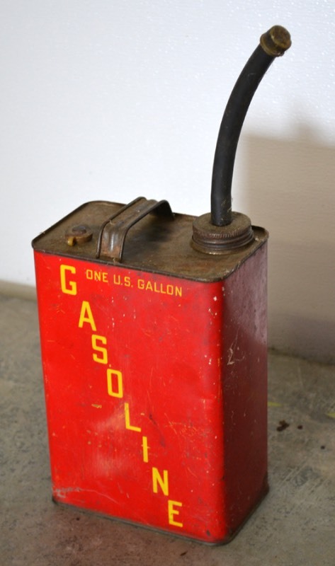 lot 2052 image: Vintage Metal Gas Can