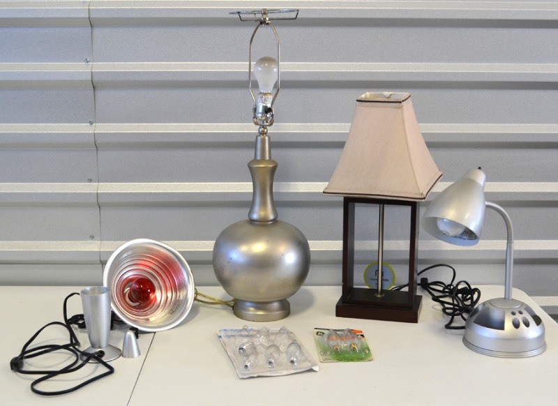 lot 2088 image: Lamps