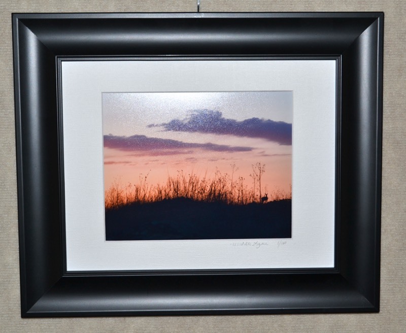 lot 5004 image: Deer at Sunset