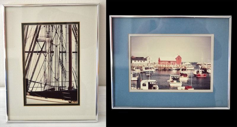 lot 5090 image: Photograph of boats in harbor c. 1970