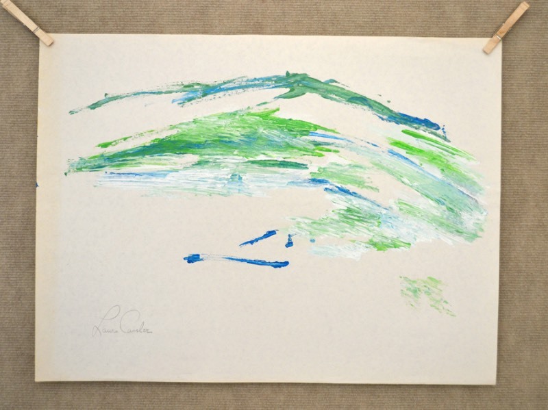 lot 5103 image: Acrylic painting depicting a landscape