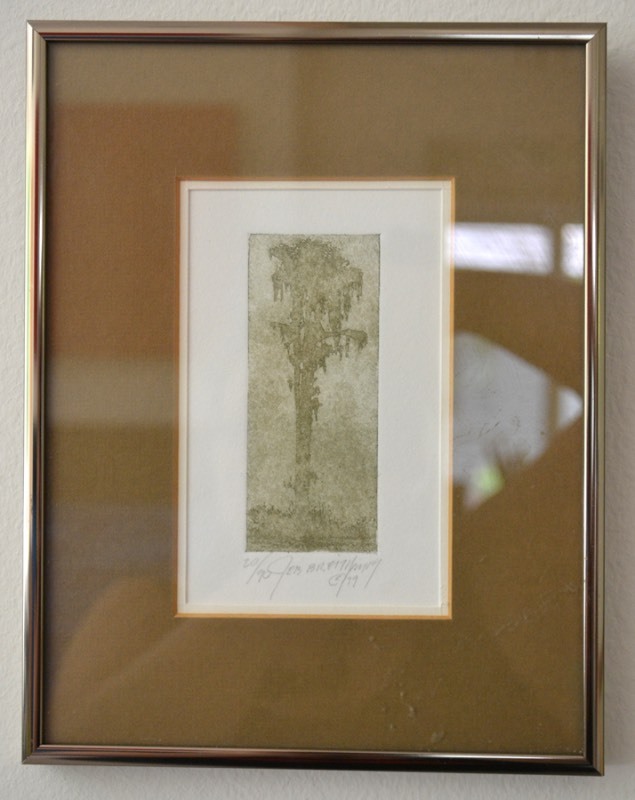 lot 5113 image: Framed litho print