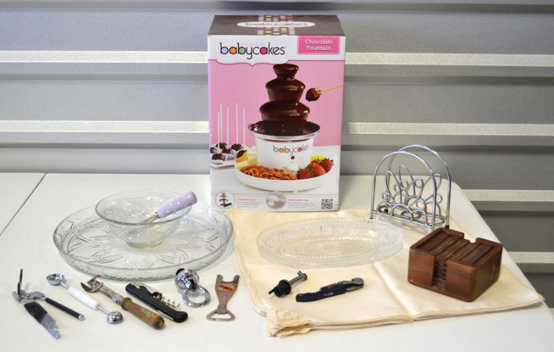lot 6050 image: BabyCakes Chocolate Fountain and other Party Items