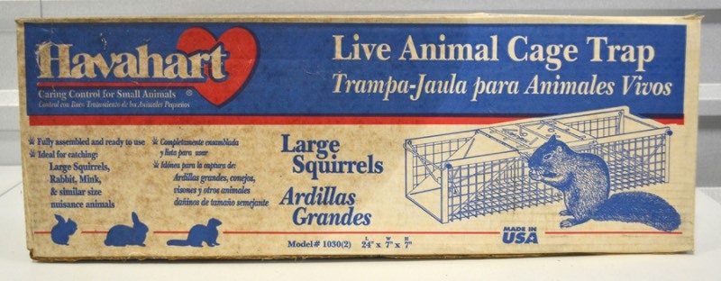 lot 6059 image: Havahart live animal cage trap