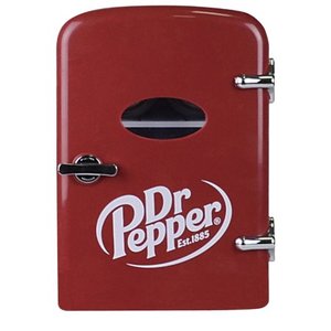 lot 22009 image: Dr Pepper Portable 6-can Mini Fridge