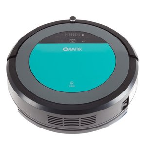 lot 22018 image: Amatrix Cleaner V600 Dual Vacuuming Mopping Cleaning Robot Black See Notes