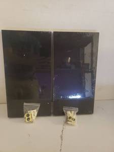 lot 22065 image: Floating Black Shelves (2 pack)