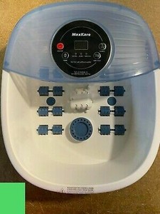 lot 22074 image: Maxkare Foot Spa Foot Bath Massager with Heat and Massage Vibration Bubbles 3 in 1 Multifunction