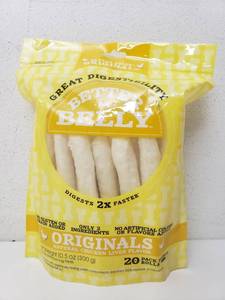 lot 22085 image: Better Belly Chicken Liver Small Rawhide Rolls, 20-Count