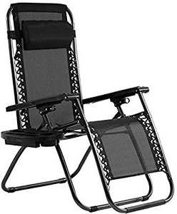 lot 22106 image: Zero Gravity Chair Patio Chairs Lounge Patio Chaise Adjustable Recliner