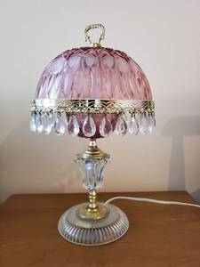 lot 3903 image: Red Ruby Decorative Replica Lamp