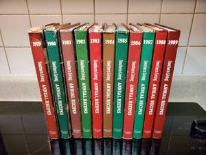lot 8353 image: 1979 & 1989 Southern Living Annual Recipes
