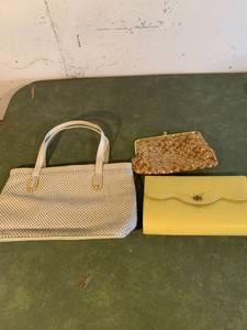 lot 3960 image: Lot of 3 Vintage Clutches Location Basement