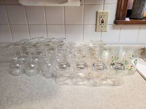 lot 8466 image: Lot of Dishware (Corgale, Wine, Bar Glassware)