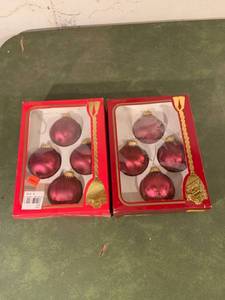 lot 9290 image: Lot of 12 Christmas Ornaments Location Basement