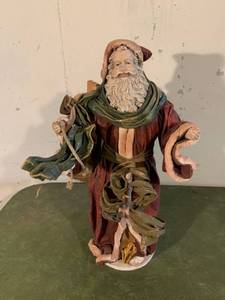 lot 9312 image: Standing Santa Christmas Decoration Location Basement