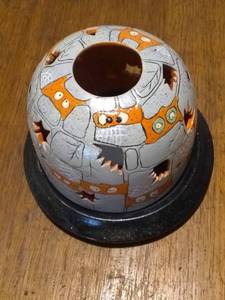 lot 9314 image: Halloween Dome Candle Holder With Base
