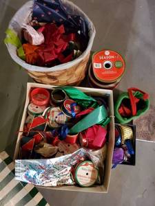 lot 12001 image: Christmas Ribbons and Wrapping