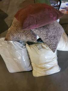 lot 12003 image: Mega Lot of Decorative Throw Pillows