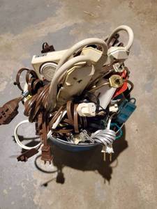 lot 12012 image: Lot of Electrical Cords and Outlets