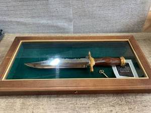 lot 1098 image: John Wayne Commemorative Bowie Knife