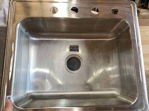 lot 1108 image: Stainless Steel sink
