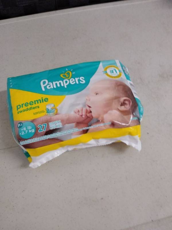 pampers swaddlers preemie 27 count