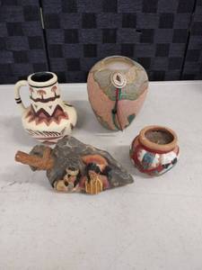 lot 1426 image: indian items 4 pc